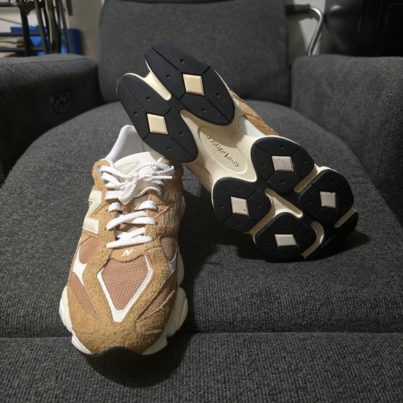 New Balance Tan and White Sneakers main image 6